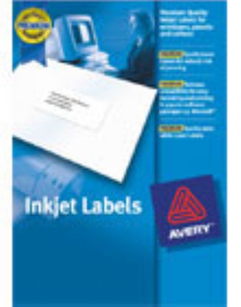 avery inkjet label j8167 50pcs 199.6x289.1mm imags
