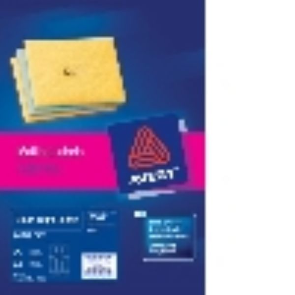 avery clear inkjet label j8560 25pc 63.5x38.1mm imags