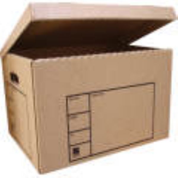archive box with attached lid kraft c2 310w x 420w x 260h imags