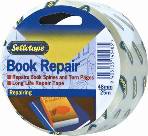 book repair tape 24mm x25m clear imags
