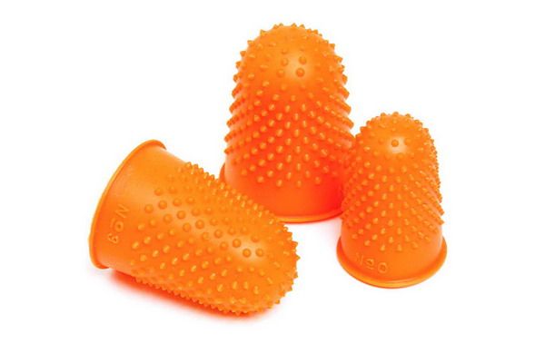 amber finger cones (thimblettes) size 00 inches box of 10 imags