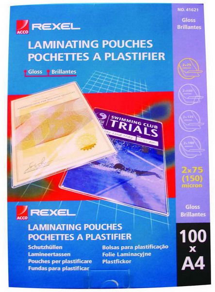 laminating pouches a4 75 micron pack of 25 gloss imags