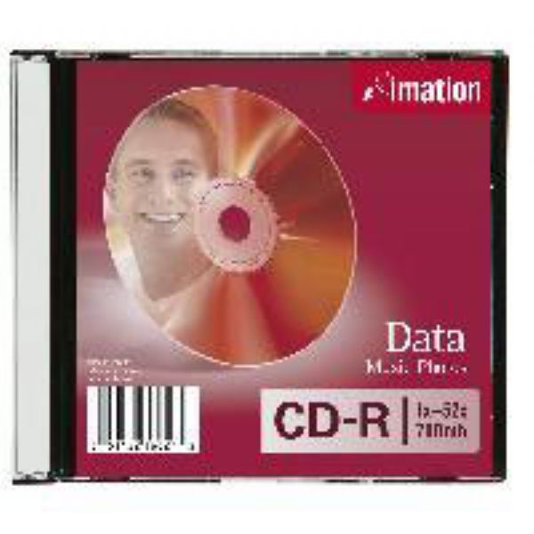 imation cd-r 52 x 700mb/80min each imags