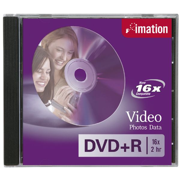 imation dvd+r 16 x 4.7gb each imags
