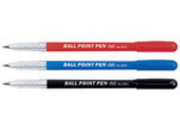 ballpoint pen with cap 0.7mm blue imags
