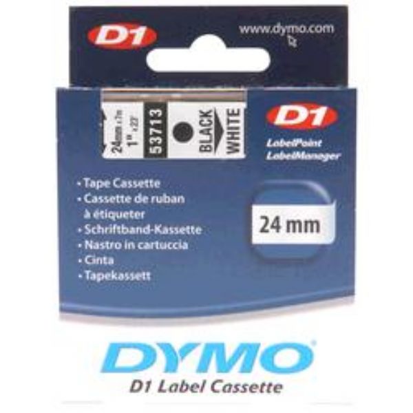 dymo the lectratag tape black on white - twin pack imags