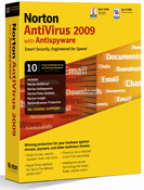 symantec  norton antivirus 2009 ap cd sop 10 user retail imags