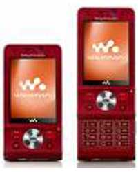 sony ericsson w910i  hearty red 3g imags