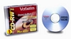 verbatim cd-rw 80min 2x 4x 5pack 43133 imags