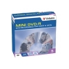 verbatim dvd-r 4x mini 8cm 5 pack in jewel case 1.4gb datalifepl imags