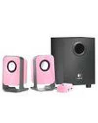 logitech ls21 2.1 speakers with sub - pink imags
