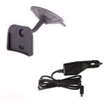 tomtom one xl windscreen holder & car charger for gps imags