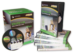 laser dvd+r 8x 4.7g 10pack azo dye movie style in dvd case imags
