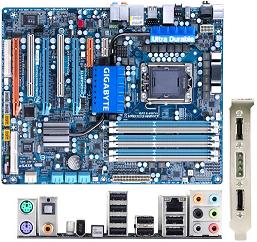 gigabyte ex58-ud4p core i7 lga1366 ddr3 2100+ dualbios 2 oz copper pcb imags