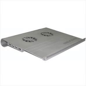 rock aluminium notebook cooler with 4 port usb 2.0 hub imags