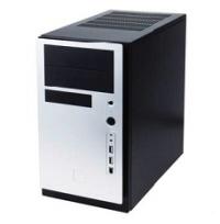 antec nsk3480 solution series microatx tower - black with silver bezel antec ea 380w psu imags