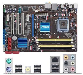 asus p5ql pro intel p43 intel core 2-lga775 ddr2 pcie x16 6x sataii imags