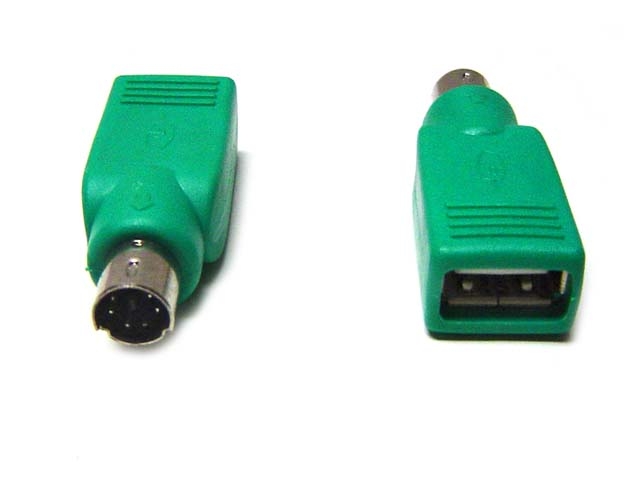 usb- ps2 male converter -mouse imags