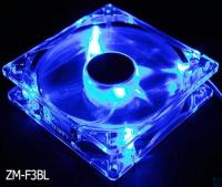 zalman sleeve bearing 120x120x25mm blue led case fan imags