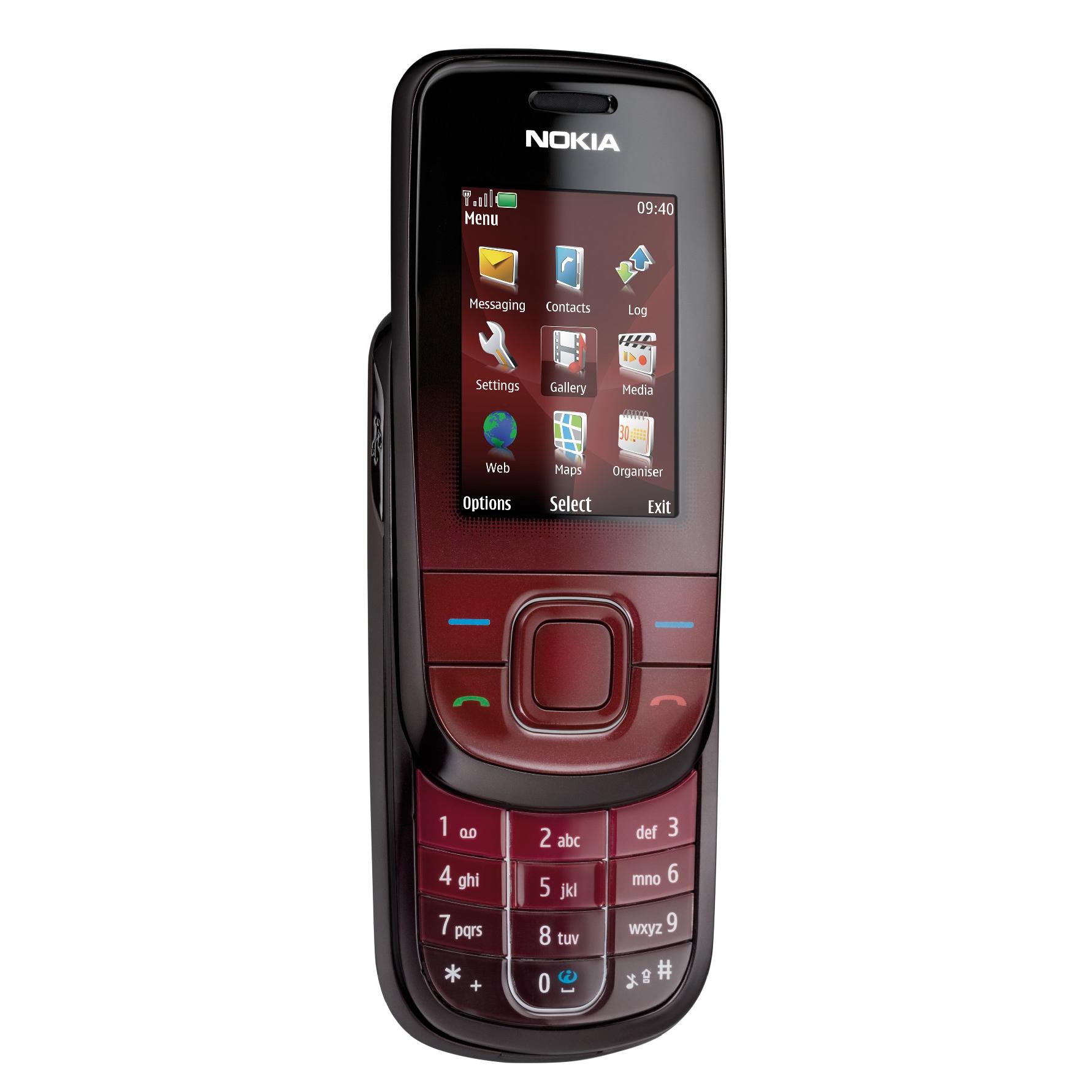 Nokia 3600S Dark Red Mobile phone imags