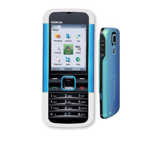 Nokia 5000D Neon Blue Mobile Phone imags