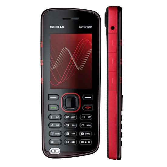 Nokia 5220 Red Xpress Music Mobile Phone imags