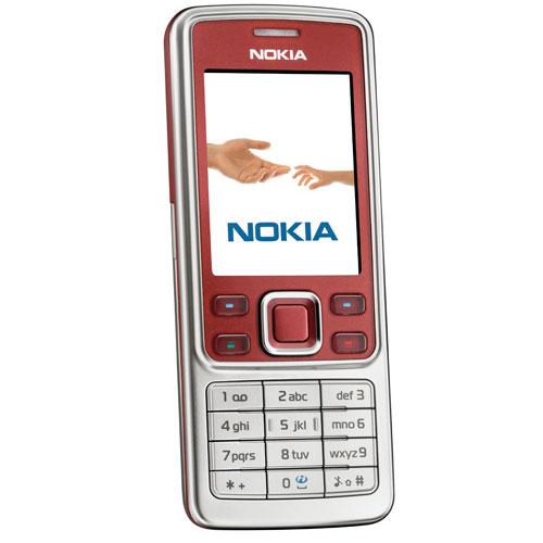 Nokia 6300 Red/Silver Mobile Phone imags
