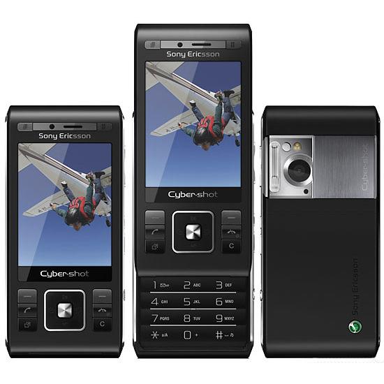 (D) Sony Ericsson C905 Night Black Mobile Phone imags