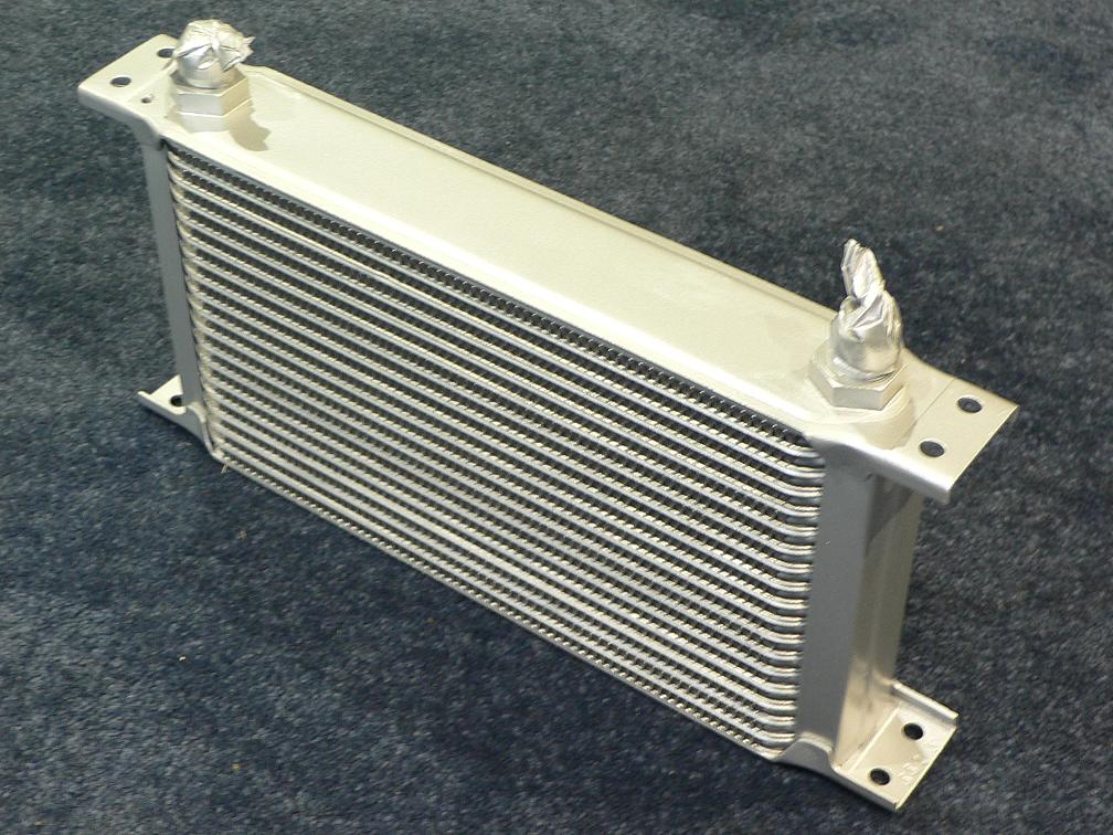 OIL COOLER 19 ROW -8 MALE 145MM X 285MM X 50MM SILVER imags